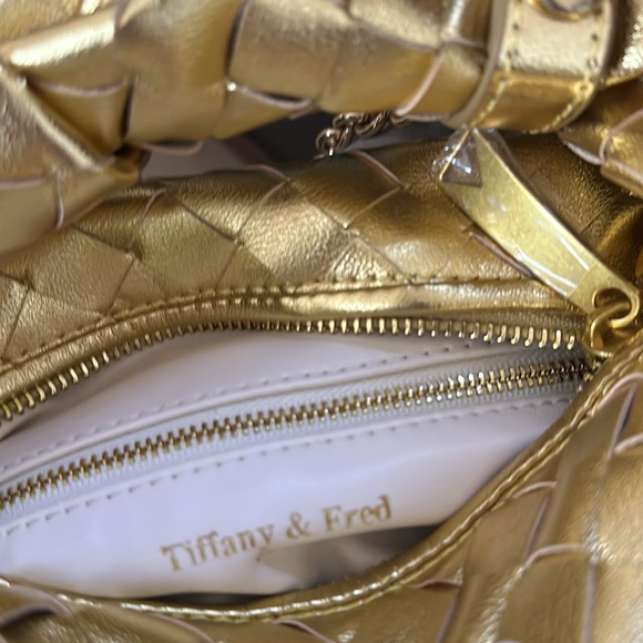 Tiffany & Fred gold woven bag - Picture 6 of 9